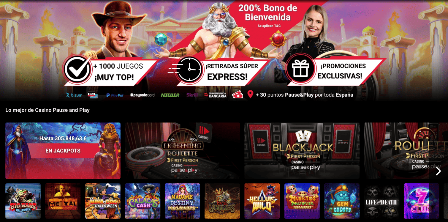 Pause And Play Casino